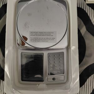 Silver Digital Kitchen Scale